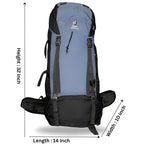 Mega Deal – 70L Hiking Bag(Aluminum Rods)  + String Bag + Rain Coat | Save 1000 with HikerMart