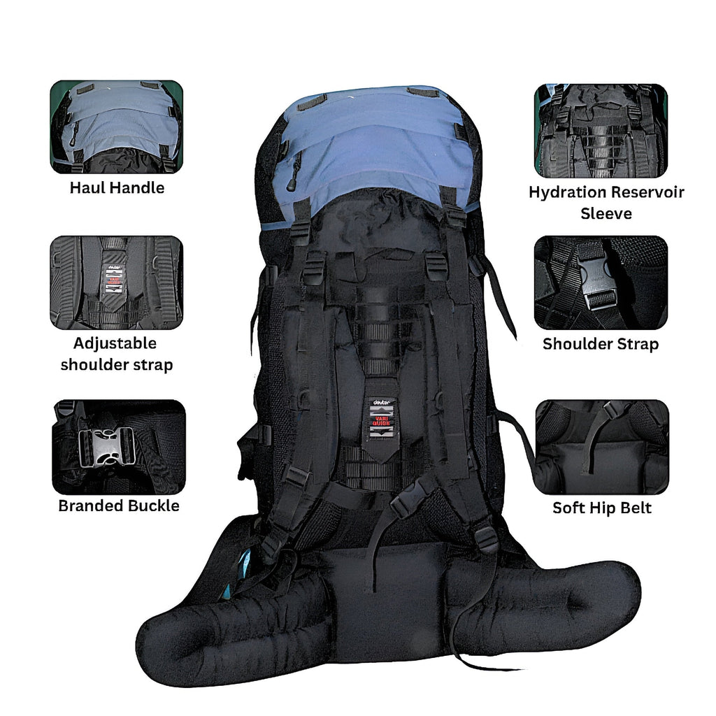 Imported Deuter (60L) Hiking Backpack – Expandable, Durable & Comfortable