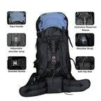 Imported Deuter (60L) Hiking Backpack – Expandable, Durable & Comfortable