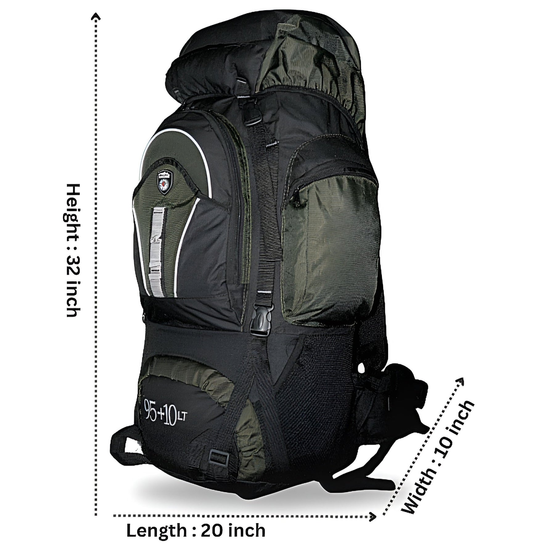 Mega Adventure Deal – 65L Hiking Bag + String Bag + Rain Coat | Save 700 with HikerMart