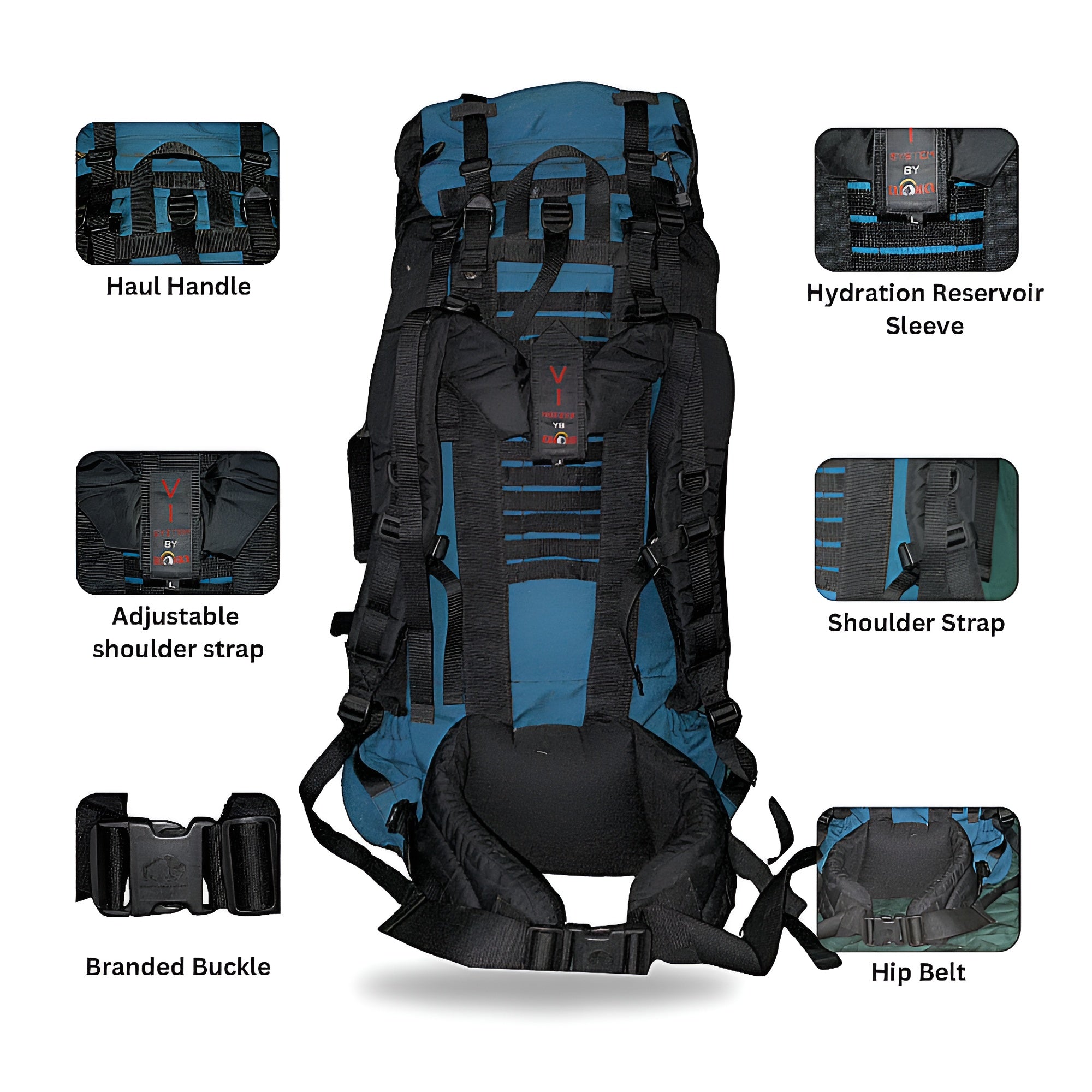 Finnmark 60L Imported Backpack – Durable German Outdoor Hiking & Trekking Bag