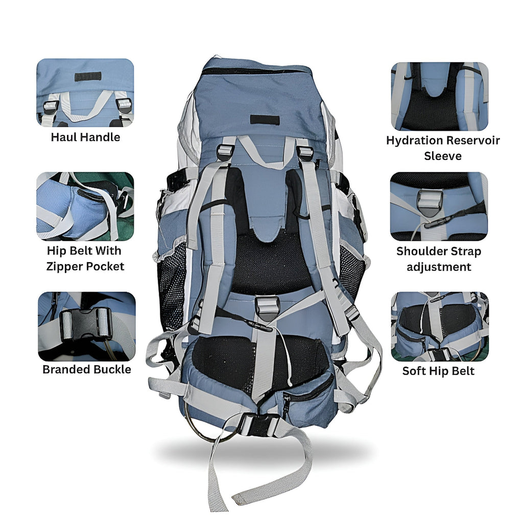 GO SPORT 55L Hiking Backpack – Durable, Lightweight & Adventure-Ready
