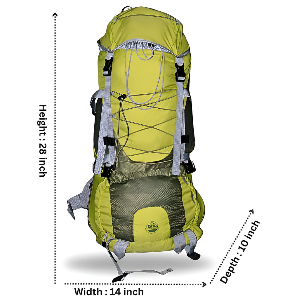 Adventureidge 70L Heavy Duty Outdoor Backpack – Hiking, Camping & Travel