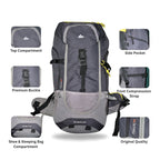 Quechua 65L Hiking Bag – Blue | Rugged & Comfortable