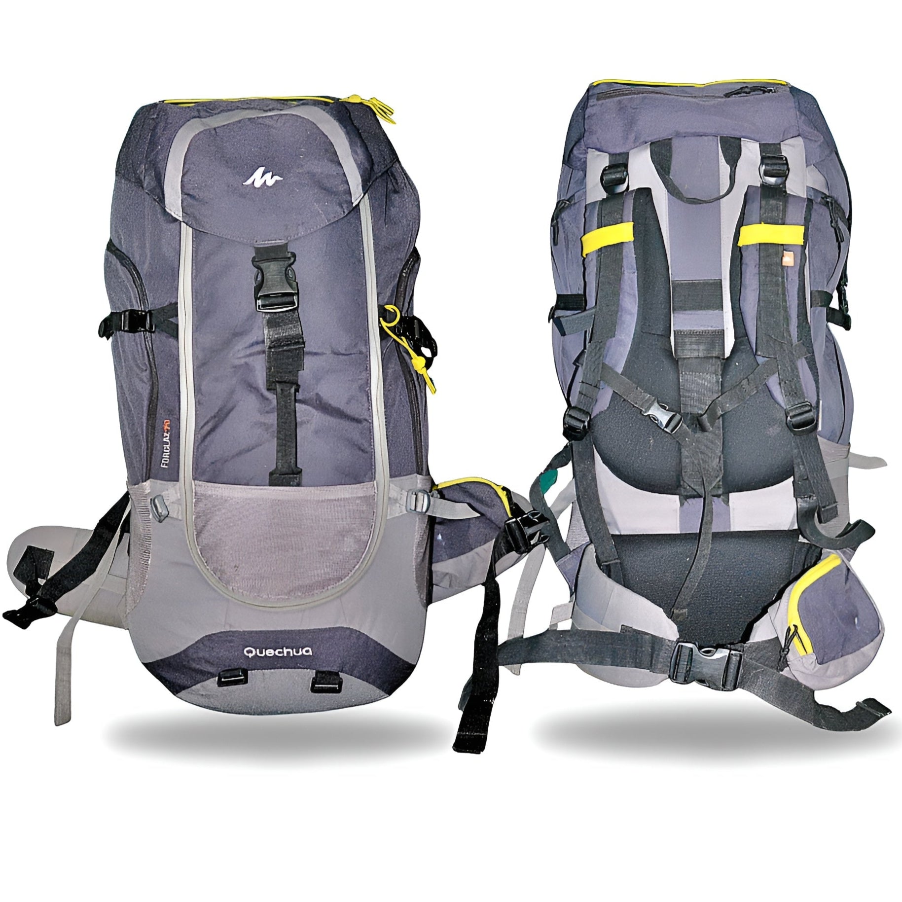 Quechua 65L Hiking Bag – Blue | Rugged & Comfortable