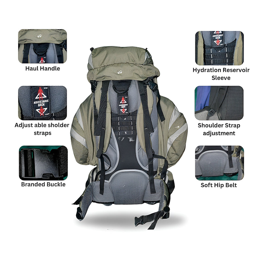 ANDINA 80L Backpack – Extra Pockets | Built for Big Adventures