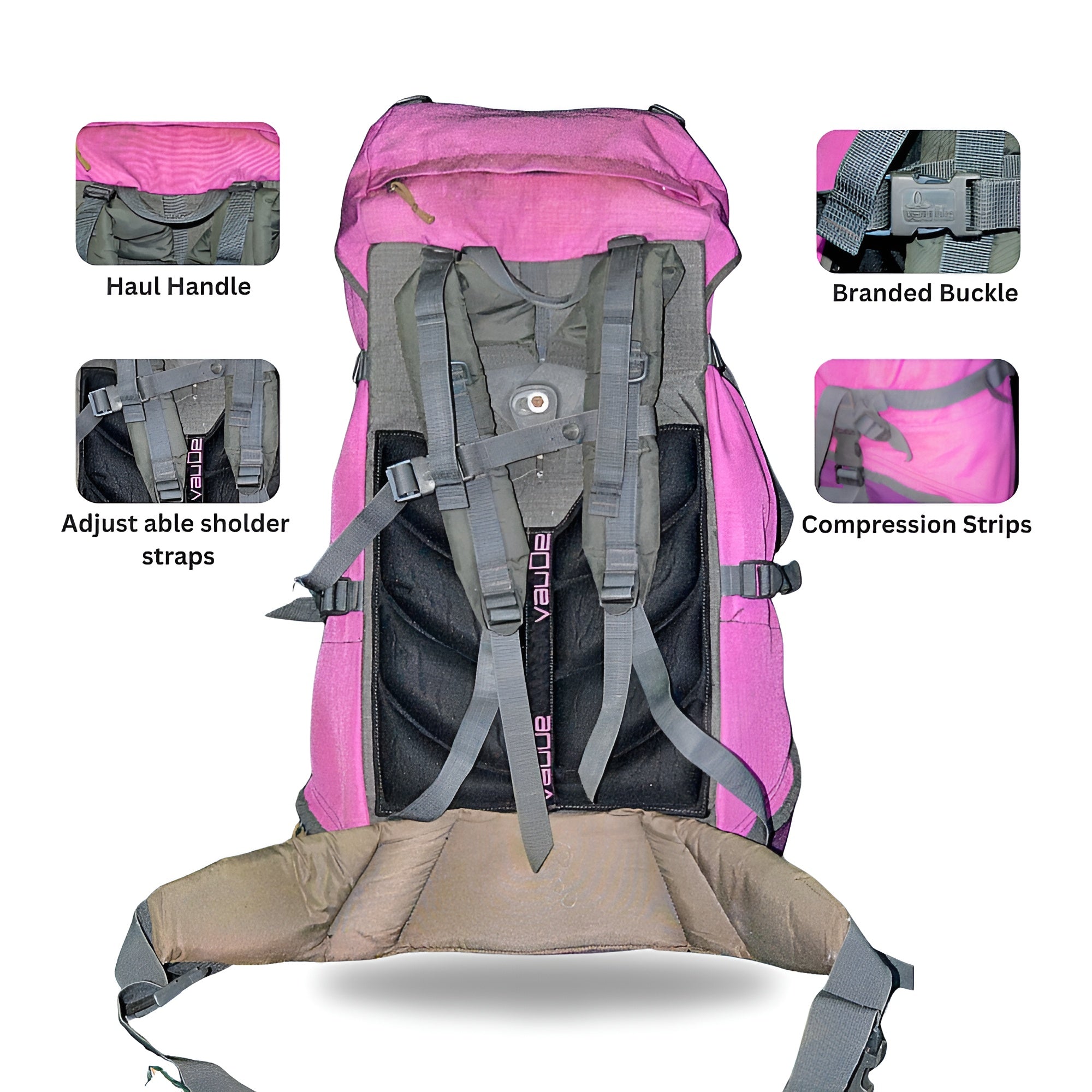 Imported Scouts 65 Liter Hiking Backpack
