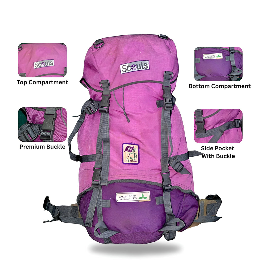 Imported Scouts 65 Liter Hiking Backpack