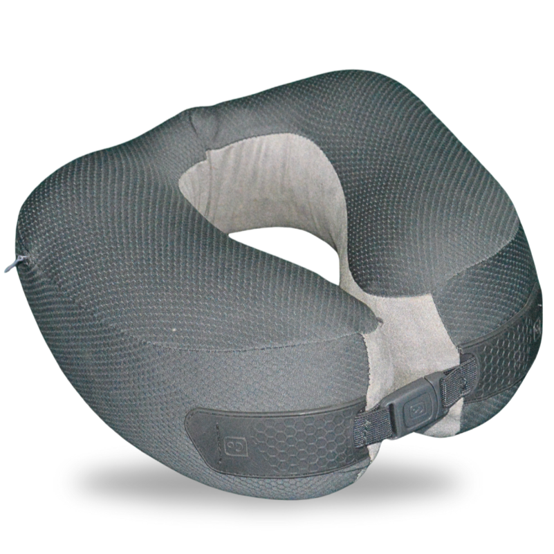 Go Travel Super Supportive Ergonomic Memory Foam Neck Pillow – Grey