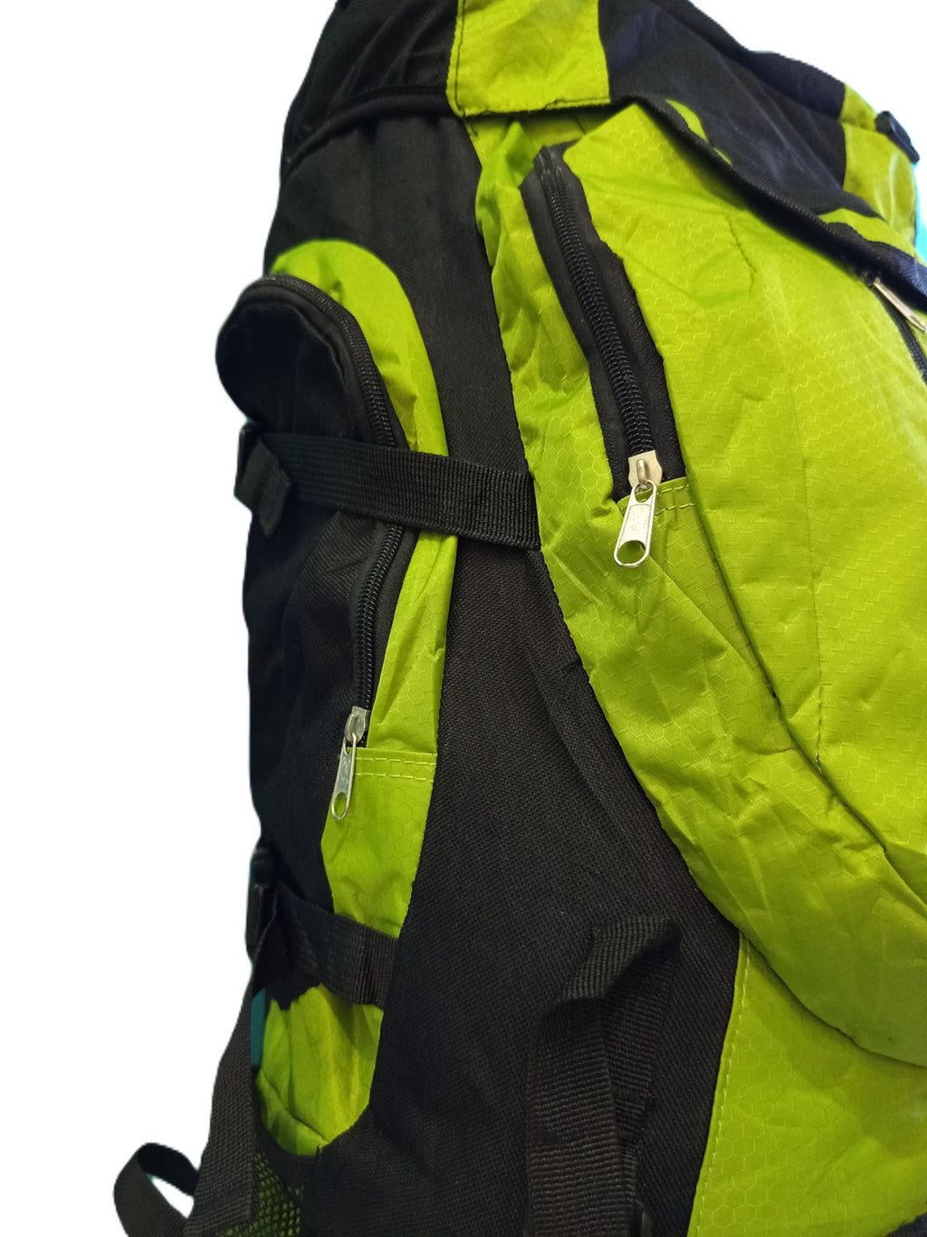 70L Trekking Backpack – Green/Black | Rugged & Spacious