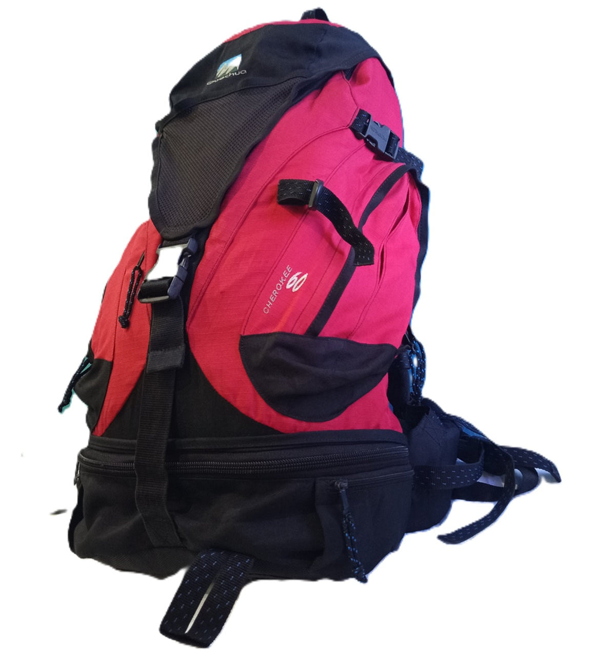 Quechua Forclaz 60L Trekking Backpack – Red/Black