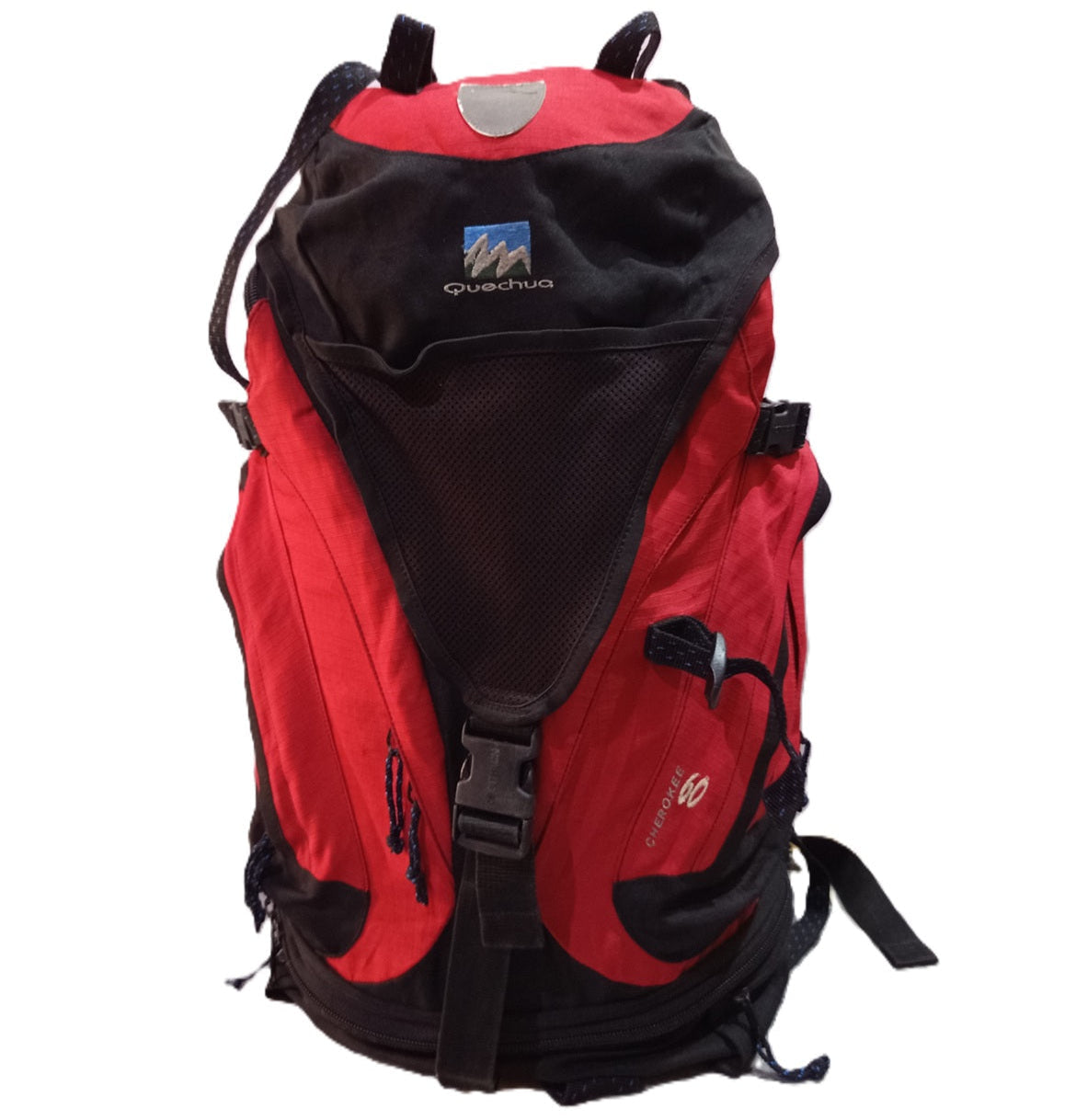 Quechua Forclaz 60L Trekking Backpack – Red/Black