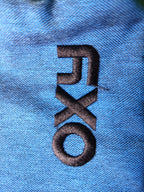 OXY Drawstring Bag – BLUE/BLACK 14" x 18"