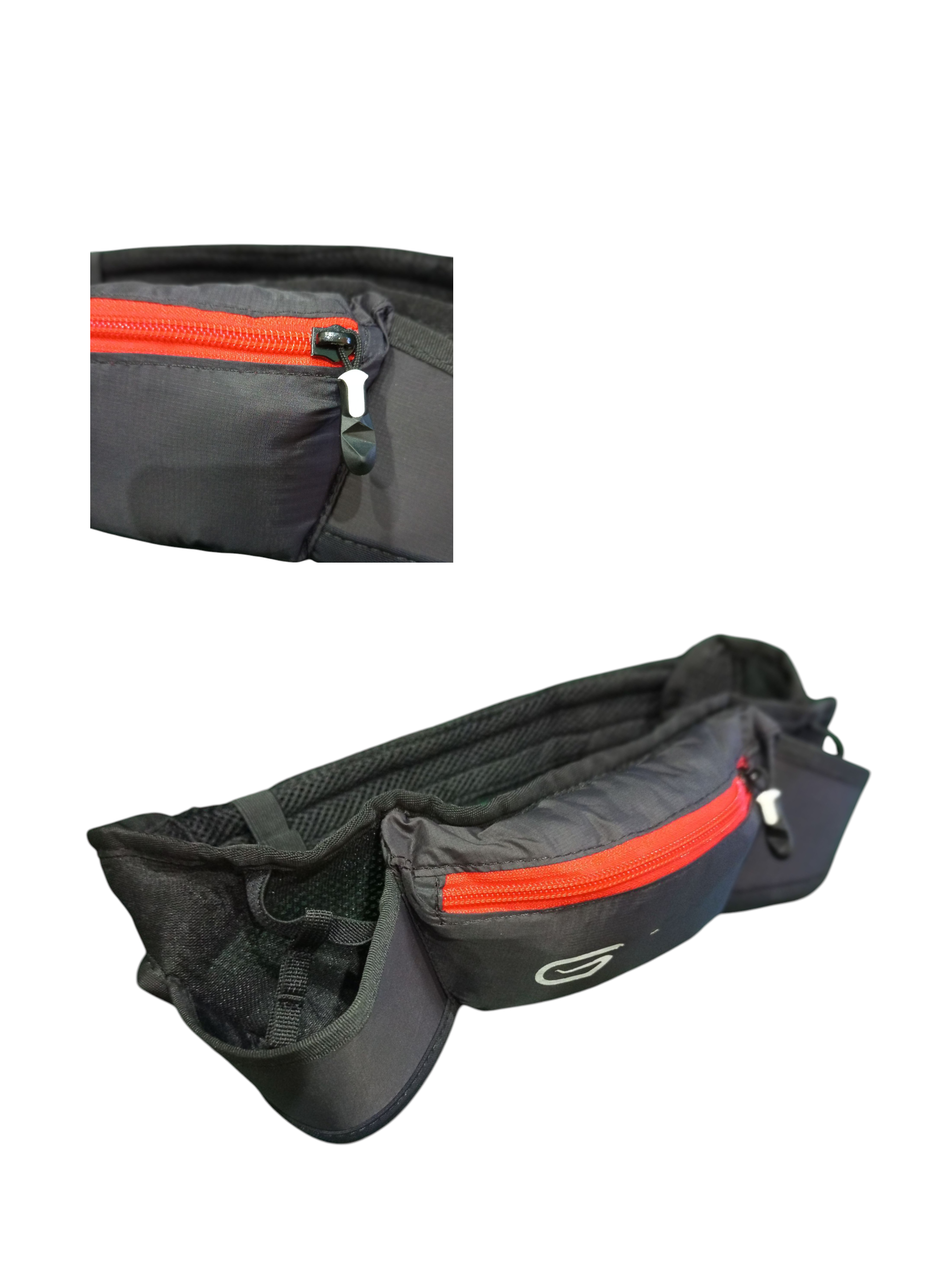 Decathlon Running Hydration Belt – 2x 250ml Bottles + Storage Pocket