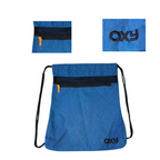 OXY Drawstring Bag – BLUE/BLACK 14" x 18"