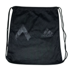 Adidas Drawstring Bag – black/white 14" x 18"