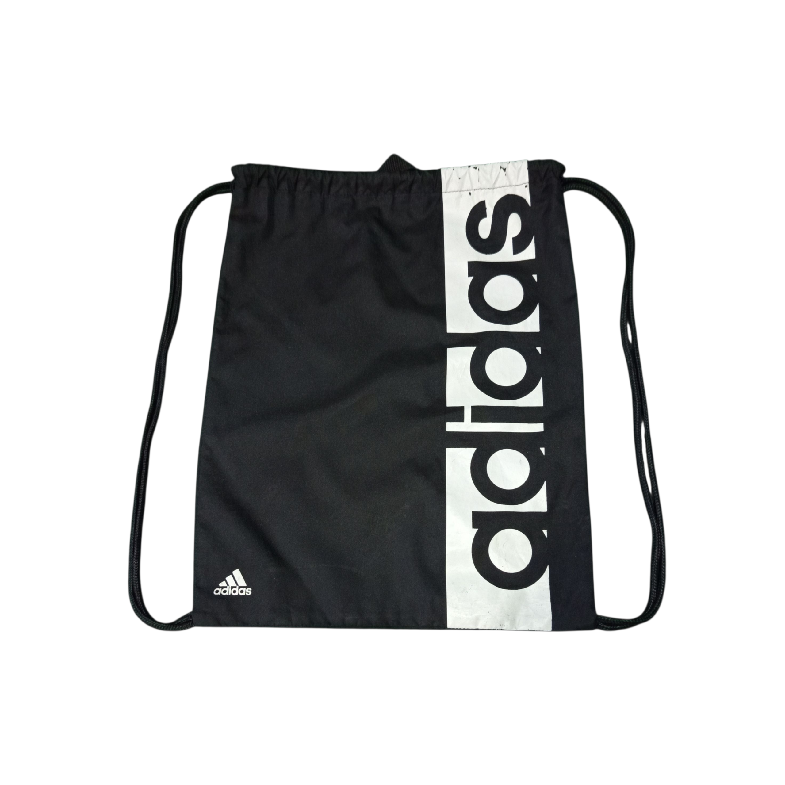 Adidas Drawstring Bag / Gymsack – BLACK 14" x 18"