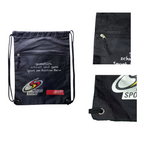 SPORT Drawstring Bag – BLACK 14" x 18"