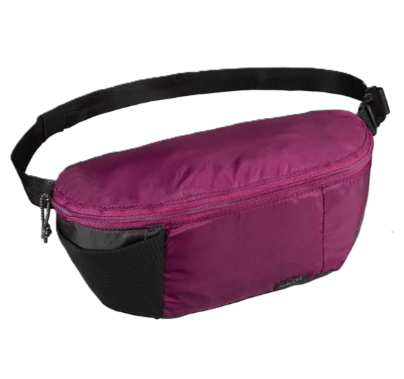 Compact 2L Trekking & Travel Waist Bag – Lightweight Foldable Bumbag TRAVEL 100