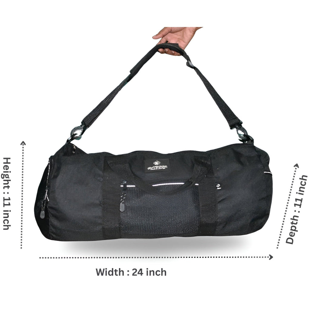 Outdoor Travel Duffel Bag – Lightweight, Durable & Spacious with Mesh Bag