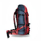 Imported McKINLEY 65L Hiking Backpack with Rain Cover and Adjustable Back Support