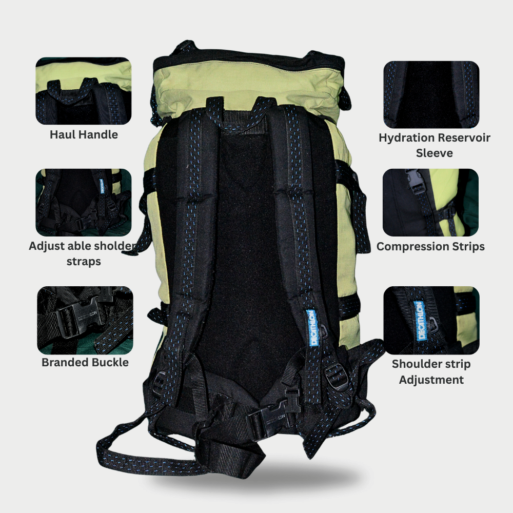 Decathlon 40L Compact Hiking Backpack – Lightweight, Durable & Adventure-Ready