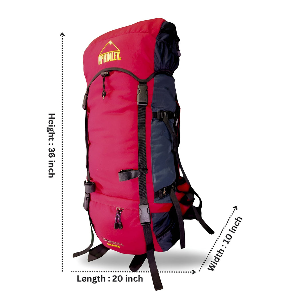 🔥 Special Deal – McKINLEY Hiking Bag (with Rain Cover & Aluminium Rods) + Waist Bag – Save Rs. 500 | HikerMart